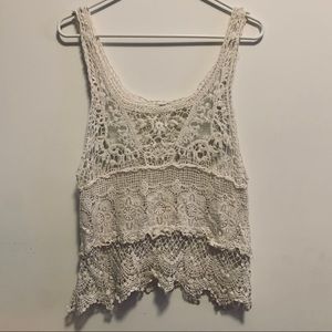 Boutique Crocheted Tank, one size